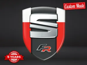 Seat Pegatina Con Relieve Coche Limitada Diseño Estilizado